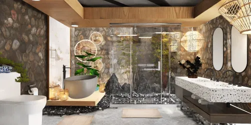  Concrete Room Transformation: Zen Bath