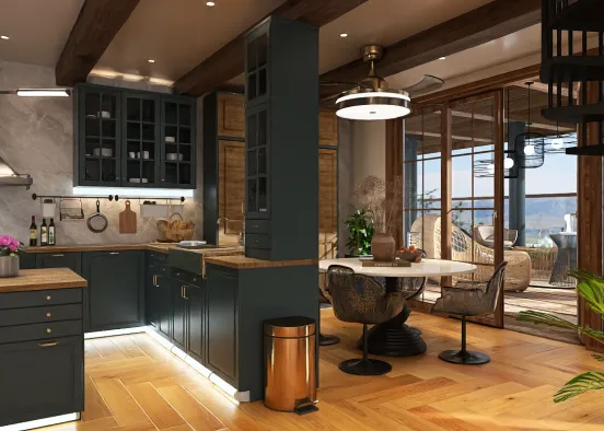 # Open plan Визуализация дизайна