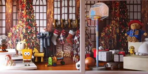 Christmas display window