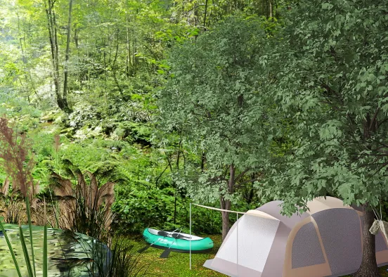 Girl Scouts Camping Trip Design Rendering