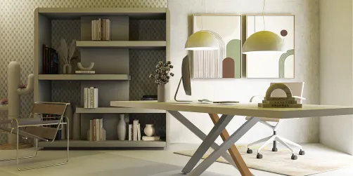 Warm white office