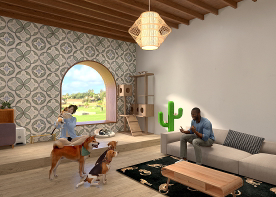 Pet Home  Design Rendering