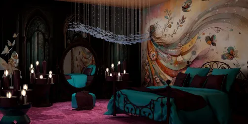 WhimsiGoth Bedroom 