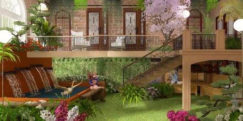 indoor garden for rest after work