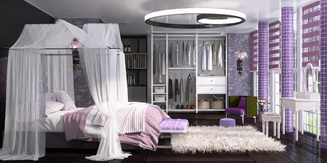 Purple bedroom 💜💟💜
