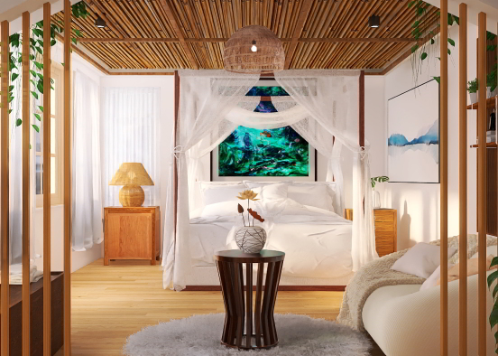 🤍🌷My type of bedroom. 🥰🤎 Design Rendering