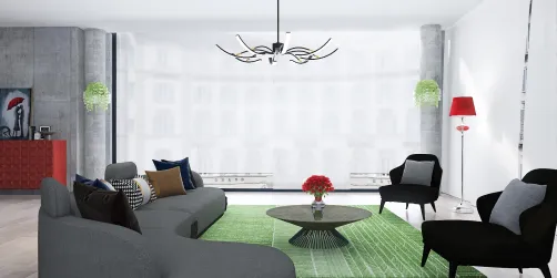 Sala De Estar Moderna 