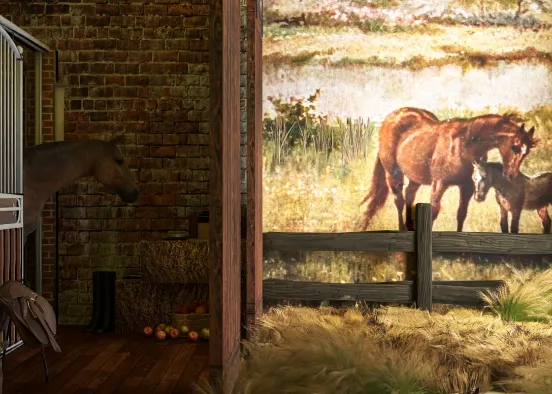 # Horses  Renderização de Design