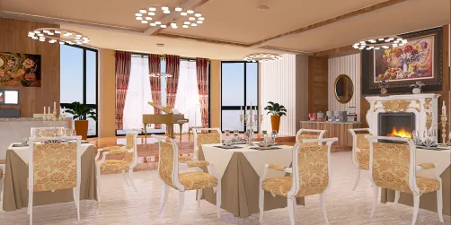 Senior Living Dining room 