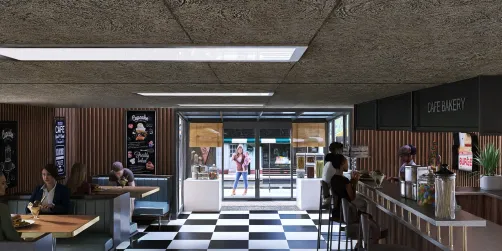 cafe/ice cream shop in my home town