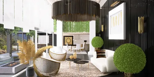 Black, Gold and White
