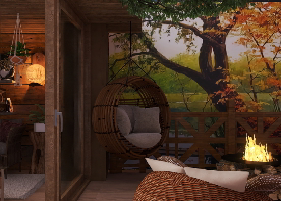Sustainable Treehouse Design Rendering