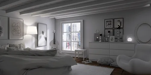 Calming White Bedroom 🤍🎧☁️
