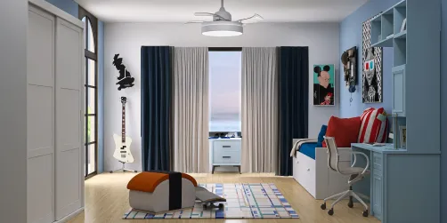 Sea house: adolescent bedroom