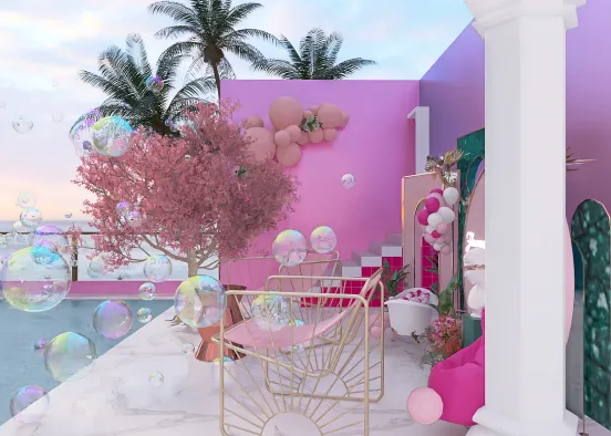 Barbie's dream pool Design Rendering