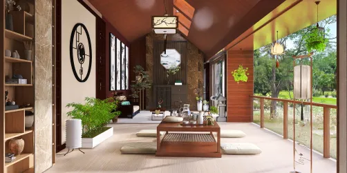 Japanese tea room 