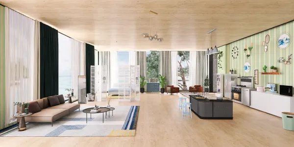 Professional interior design created with Homestyler 3D design software