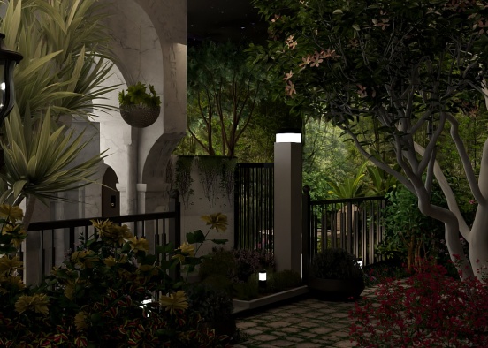 Nightfall in the garden 🪴  Design Rendering