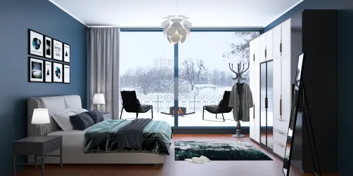 Alaska house: parents bedroom