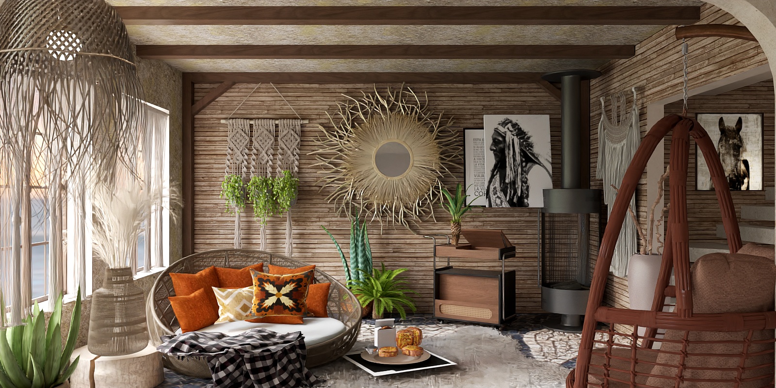 Aboriginal style space