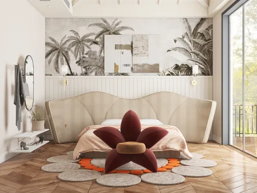Modern bedroom interior design 