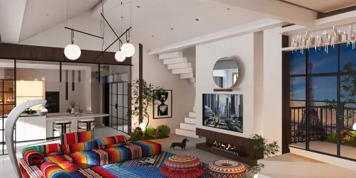 Attic in Paris