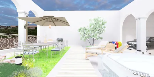 Sea house: the garden