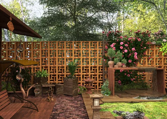 Zen garden  Design Rendering