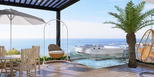 outdoor coastal deck