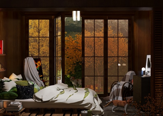 Wood style, autumn style 🪵🍂 Design Rendering