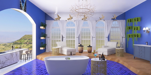 Relax in blue