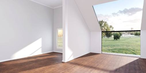 Weekly Room-Slanted Window