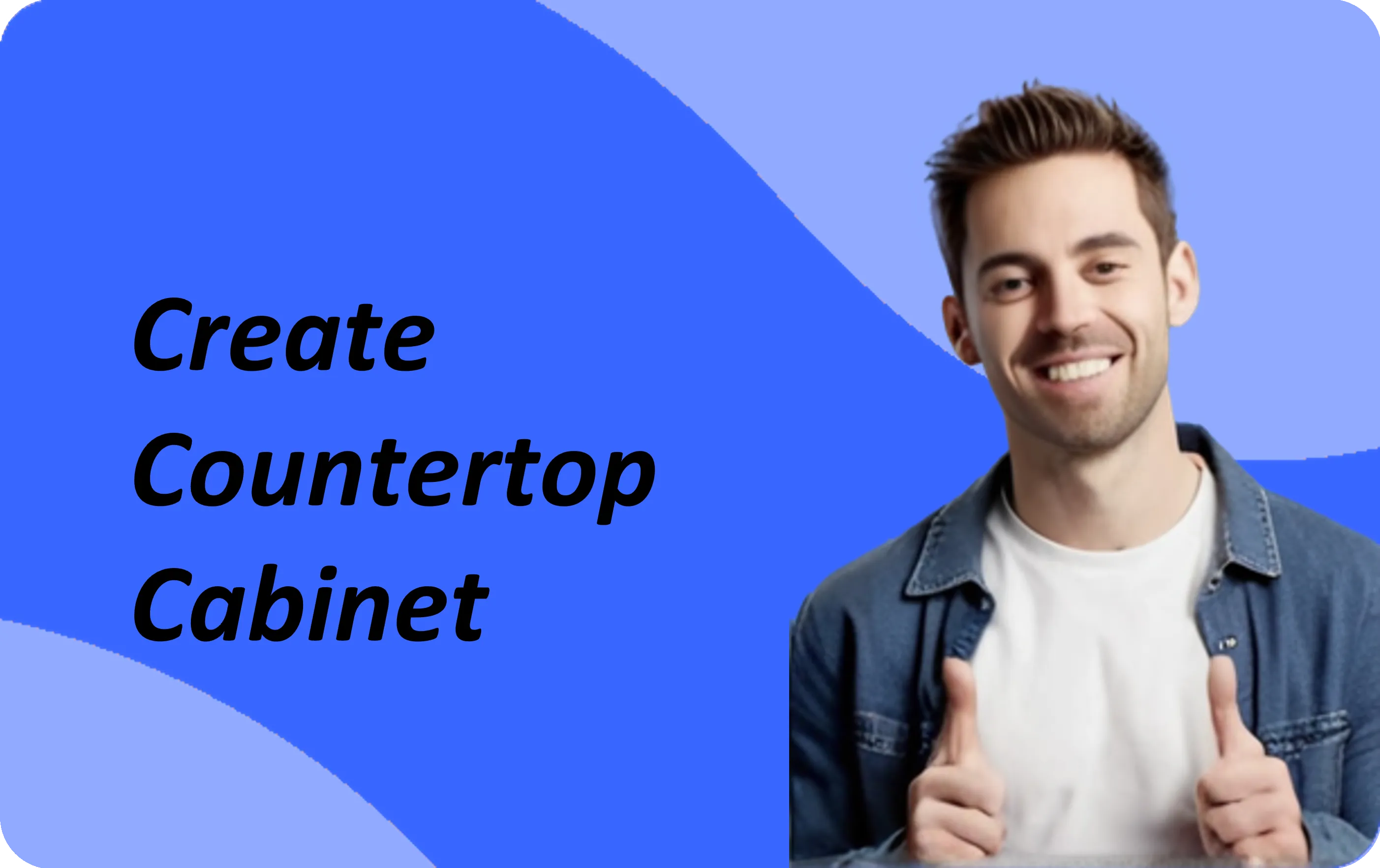 Create Countertop Cabinet｜Custom Furniture