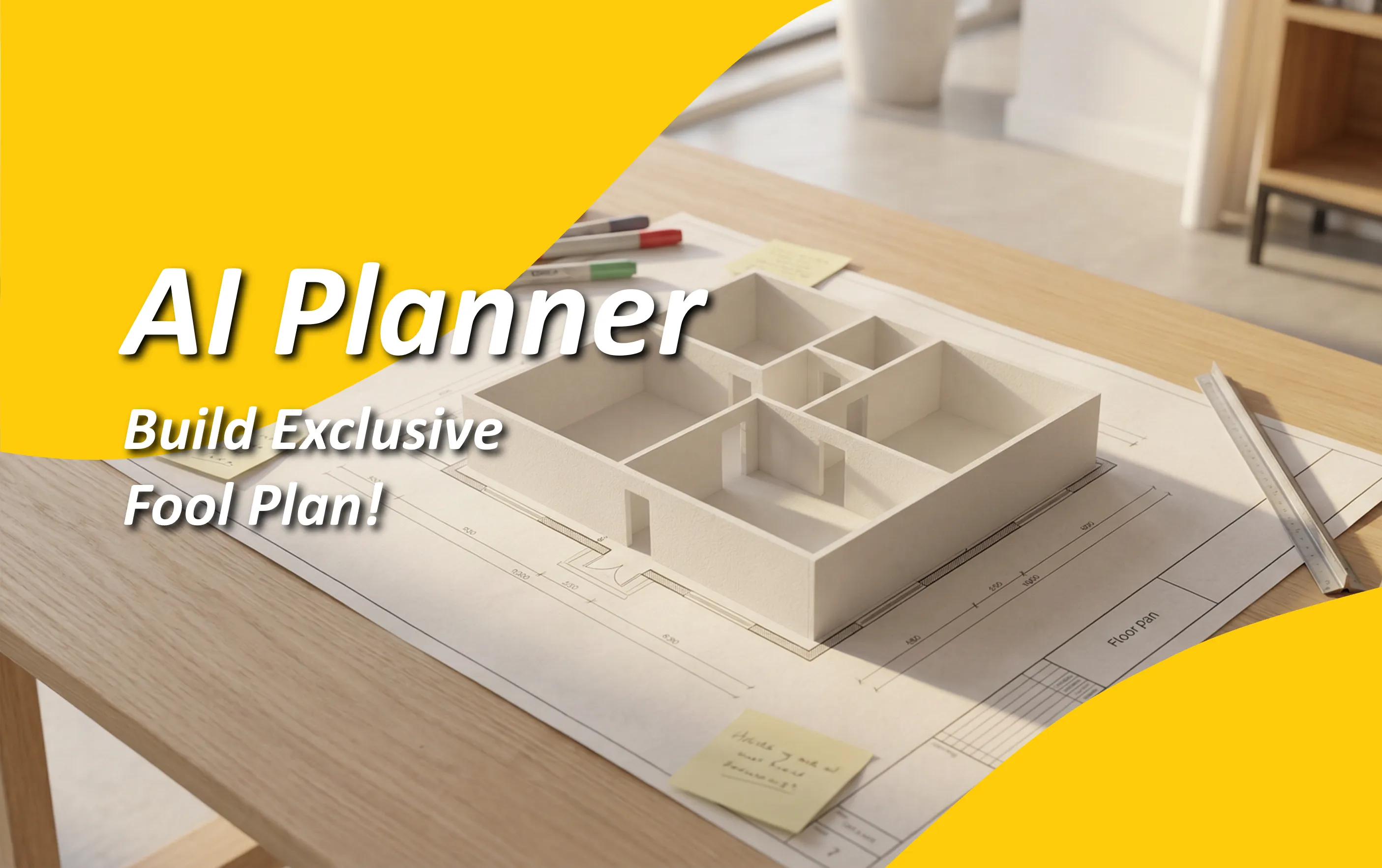 AI Planner –  3-Step Operation to Generate Your Exclusive Floor Plan