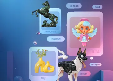 Пользовательская мебель Kawaii для приложения