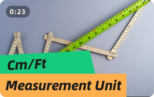 How can I change the unit from mm/m to ft?