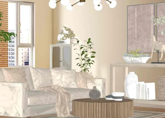 # Living room Renderização de Design