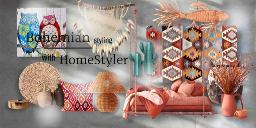 HomeStyler Bohemian Moodboard 