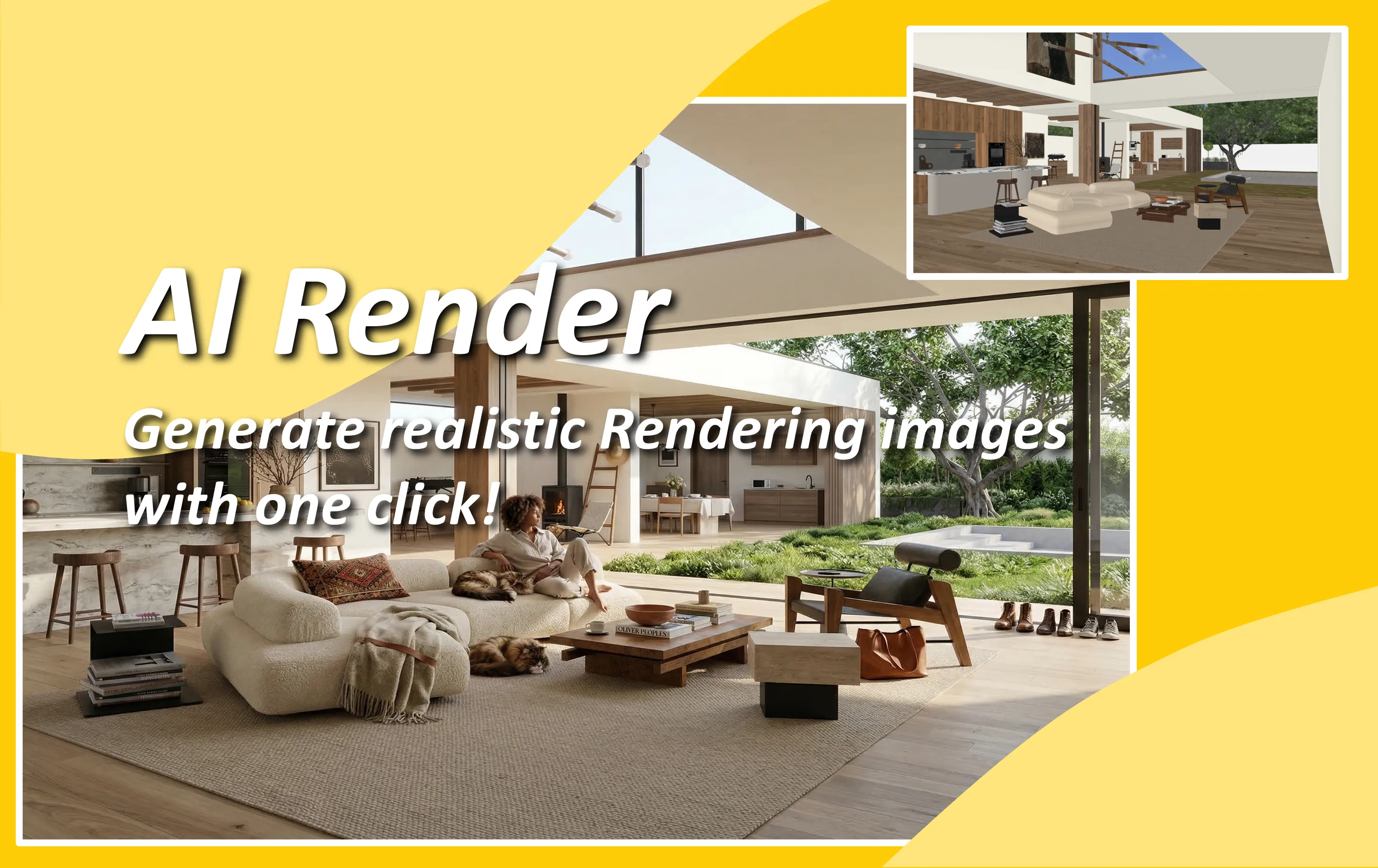 AI Render - Generate realistic rendering images with one click