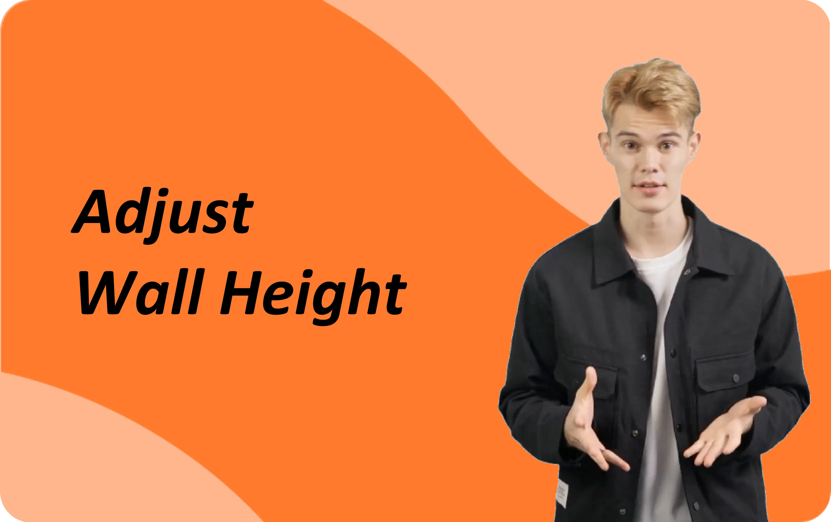 Adjust Wall Height｜Homestyler