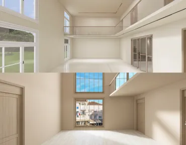 Habitación semanal para App-SkyRoom y apartamento vacío en desván