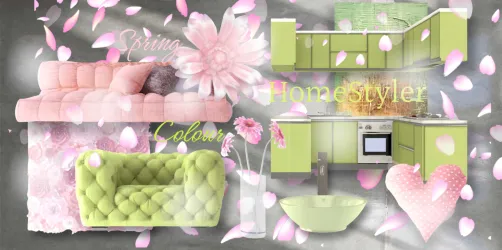 HomeStyler Spring Colour Moodboard