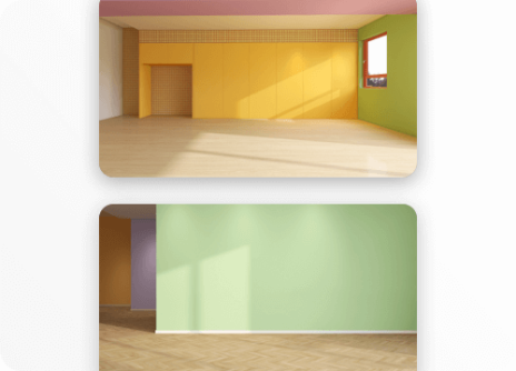 Weekly Room-Color Triad Space