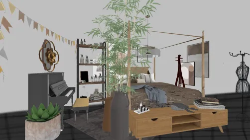 Sorry about the floor and walls