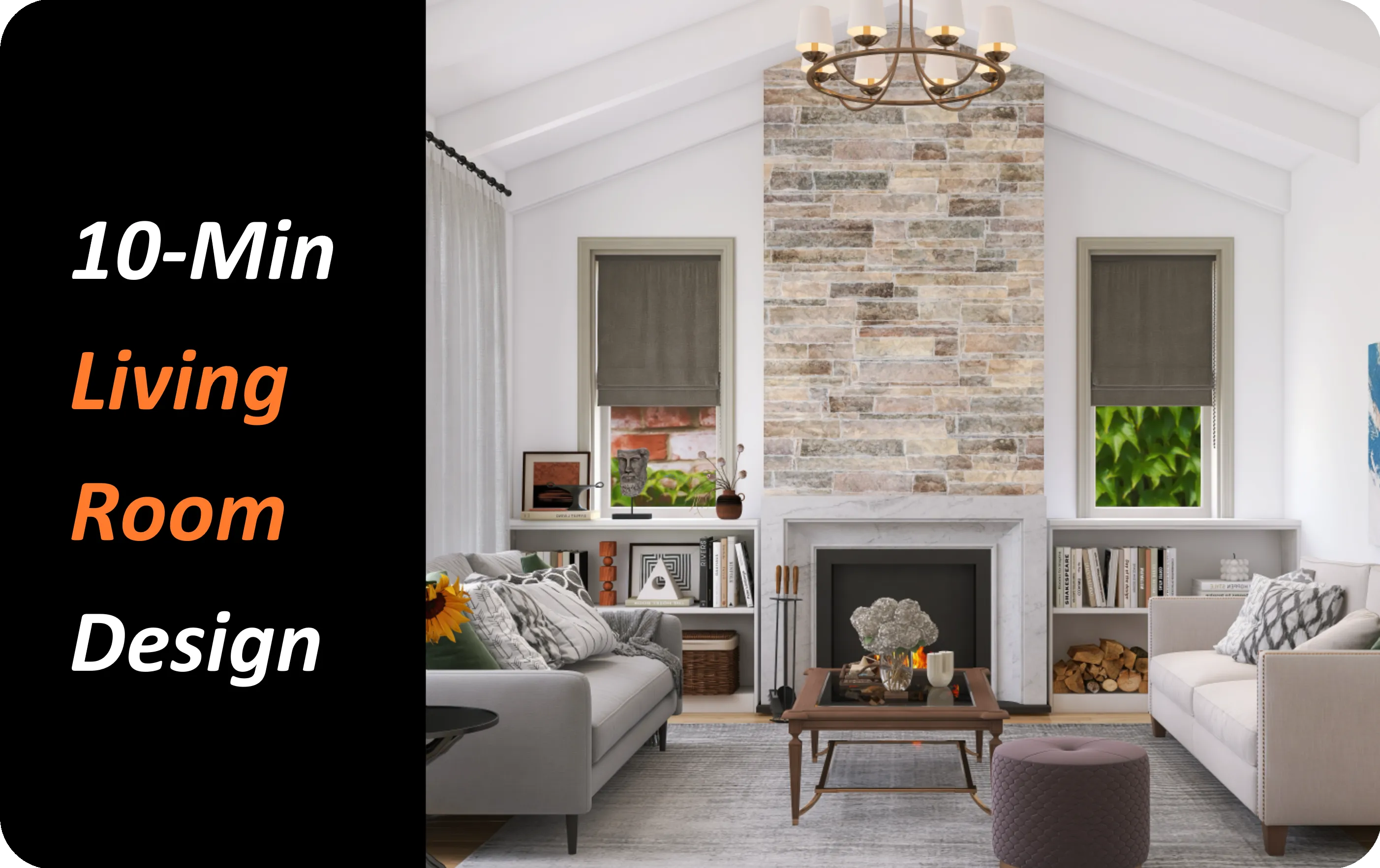 Create a Practical Living Room in 10 Minutes Using Homestyler