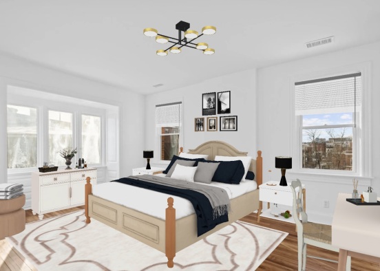 Bedroom Flat For Rent Design Rendering