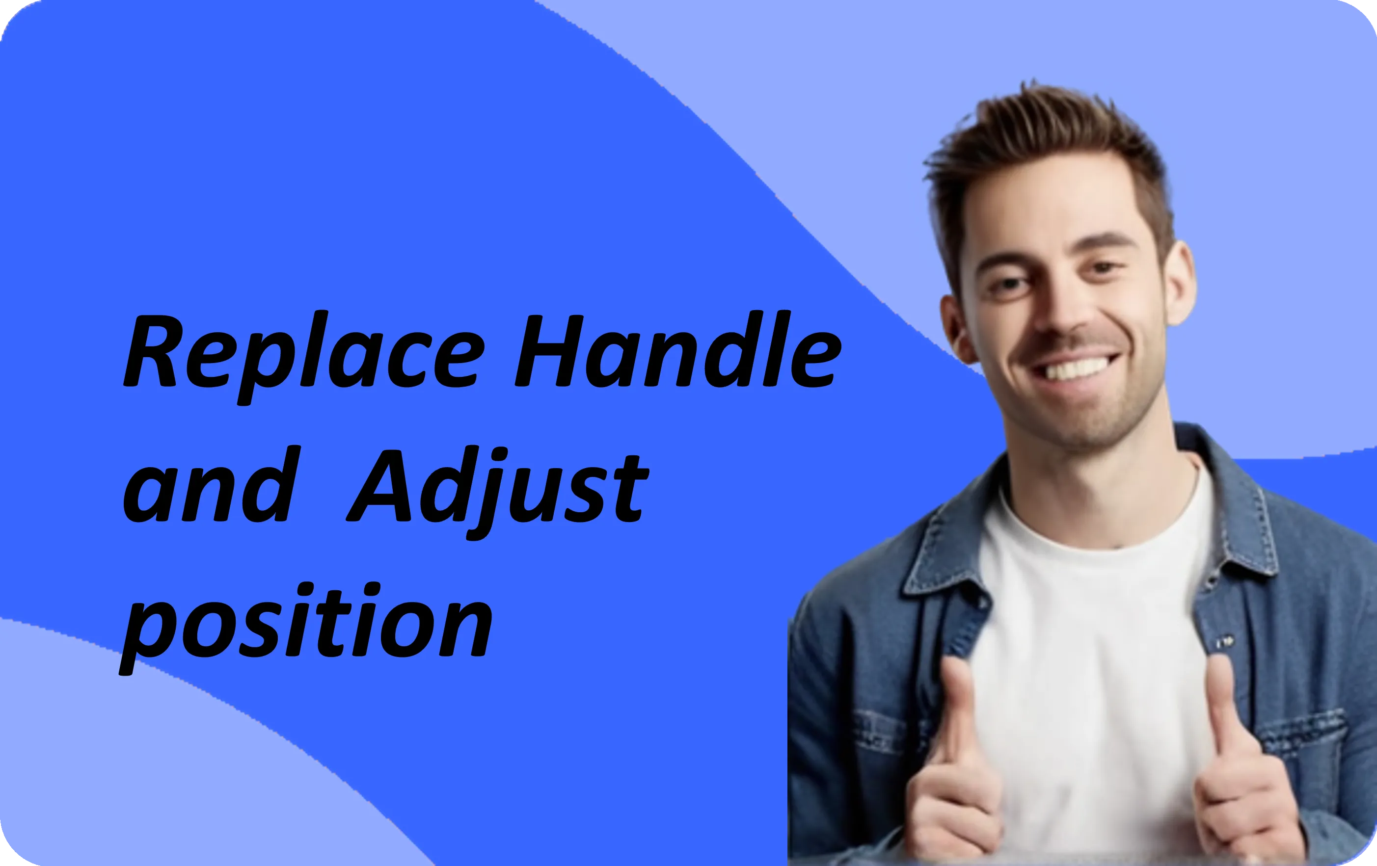 Replace Handle and Adjust Position｜Custom Furniture