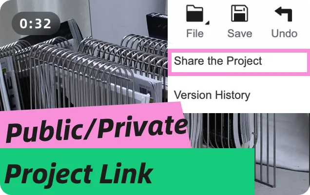 How do I make items I share public or private？