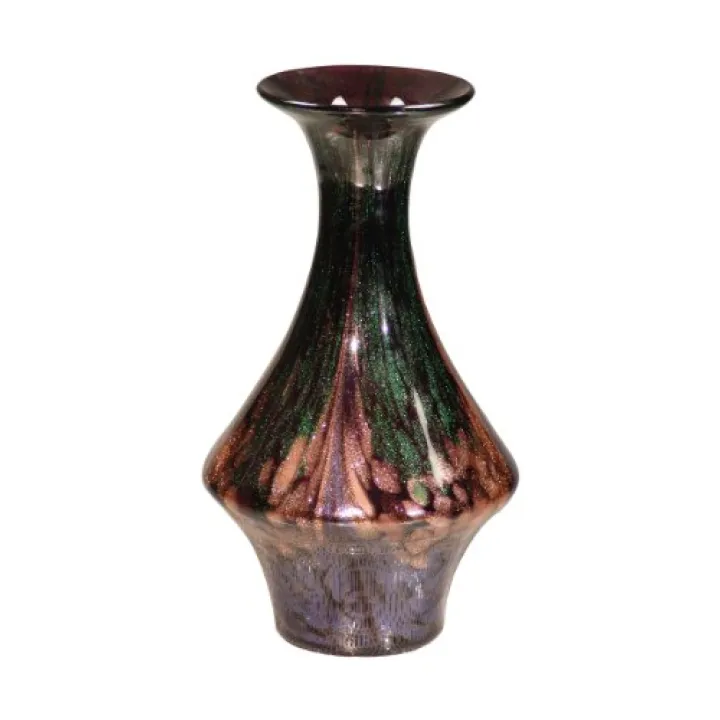 Dale Tiffany AG500263 Mardi Gras Decorative Vase, 6-Inch by 11-Inch