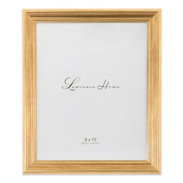 Lawrence Frames 536280 Sutter Gold 8x10 Picture Frame
